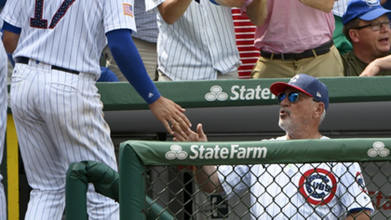 Rays win reunion with Maddon, beat Cubs 6-5 (Jul 04, 2017)